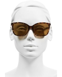 Kate Spade New York Kasie 55mm Polarized Sunglasses Havana Honey