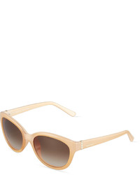 Valentino Plastic Cat Eye Sunglasses Honey