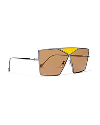 Loewe Puzzle Large Aviator Style Gunmetal Tone Sunglasses