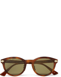 Gucci Round Frame Tortoiseshell Acetate And Titanium Sunglasses