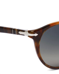 Persol Round Frame Tortoiseshell Acetate Sunglasses