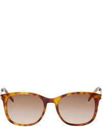 Saint Laurent Tortoiseshell Sl 111 Sunglasses