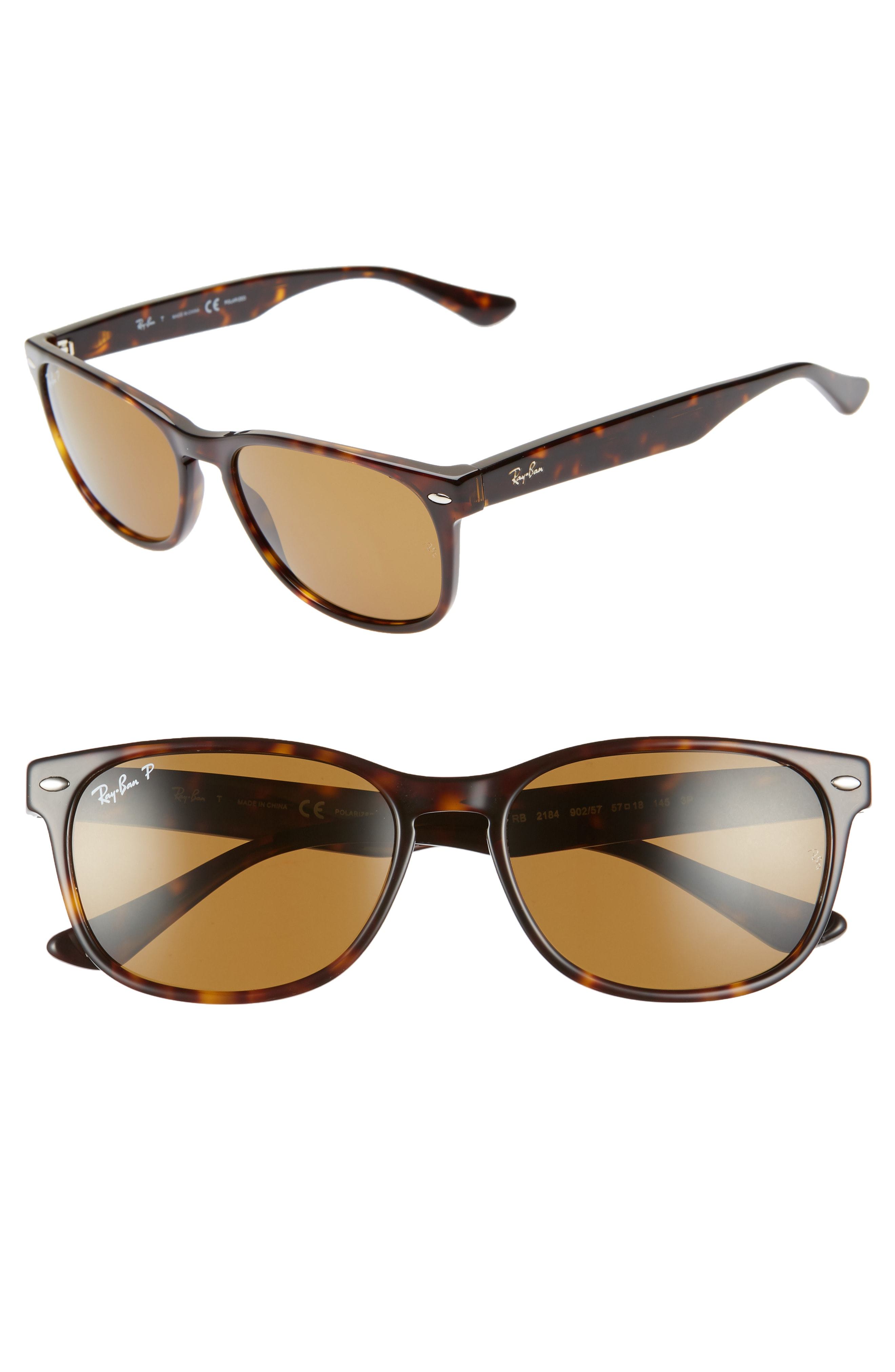 Ray Ban Wayfarer 57mm Polarized Sunglasses 111 Nordstrom Lookastic