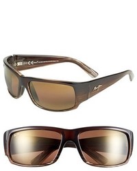 Maui Jim World Cup Polarizedplus2 64mm Sunglasses Chocolate Stripe