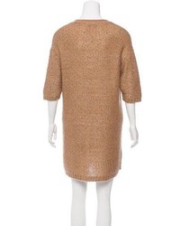 Sandro Sequin Accented Sweater Dress