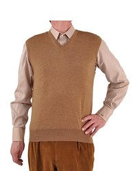GranSasso Extrafine Merino Wool Sleeveless V Neck Sweater