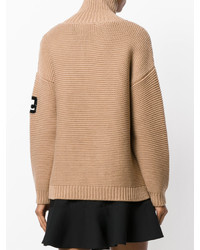 Courreges Courrges Zipped Patch Sweater
