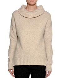 Piazza Sempione Cowl Neck Wool Nylon Sweater