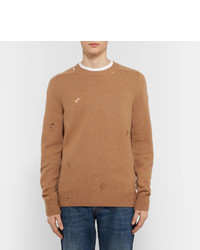 Alexander McQueen Distressed Cashmere Sweater