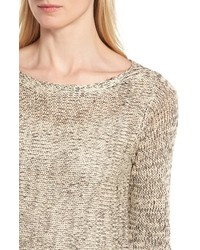 Eileen Fisher Organic Cotton Linen Tunic Sweater