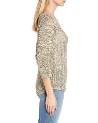 Eileen Fisher Organic Cotton Linen Tunic Sweater