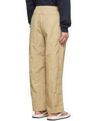 Recto Beige Slit Leg Lounge Pants