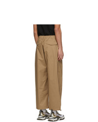 Moncler Khaki Cotton Lounge Pants