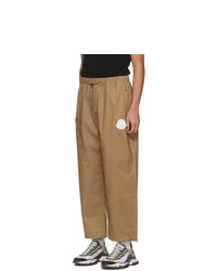 Moncler Khaki Cotton Lounge Pants