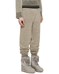 Yeezy Season 1 Brown Boucl Knit Lounge Pants, $1,170