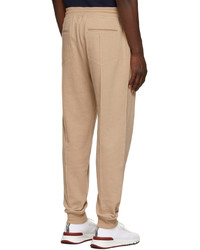 Brunello Cucinelli Tan French Terry Lounge Pants