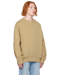 Calvin Klein Beige Relaxed Fit Sweatshirt