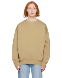 Calvin Klein Beige Relaxed Fit Sweatshirt