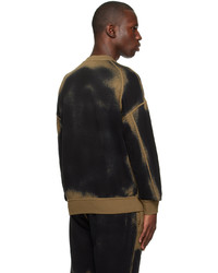Stone Island Black Taupe Patch Sweatshirt