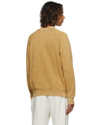 Les Tien Mineral Wash Mock Neck Sweatshirt