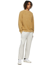 Les Tien Mineral Wash Mock Neck Sweatshirt