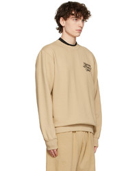 Museum of Peace & Quiet Tan Logo Sweatshirt