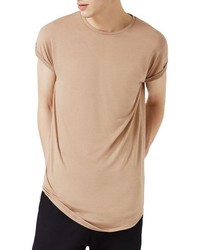 Topman Cap Sleeve Longline T Shirt