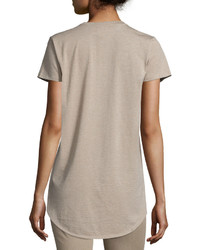 Ralph Lauren Collection Short Sleeve Combo T Shirt Taupe