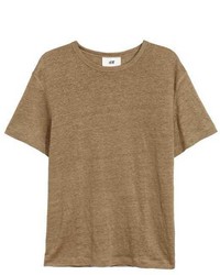 H&M Linen T Shirt