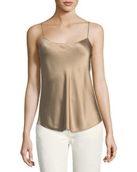 Vince Satin Scalloped Camisole Top