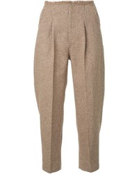 Le Ciel Bleu Round Tapered Trousers