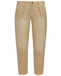 Current/Elliott The Tapered Mid Rise Cropped Trousers