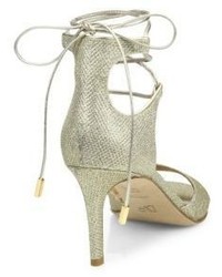 Diane von Furstenberg Rimini 2 Diamond Textured Sandals