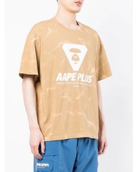 AAPE BY A BATHING APE Aape By A Bathing Ape Logo Print Cotton T Shirt