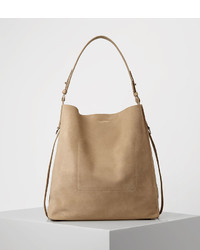 AllSaints Paradise North South Suede Tote