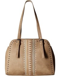 American West El Dorado Multi Compartt Satchel Tote Tote Handbags