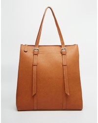 Pieces Structured Tote Bag