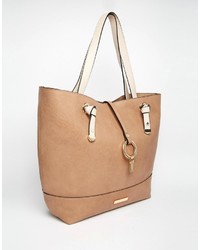 Dune Tote Bag In Taupe