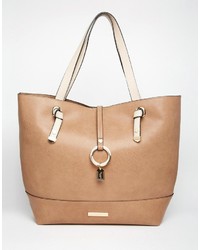 Dune Tote Bag In Taupe