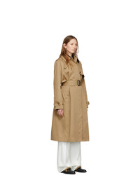 Givenchy Beige 4g Buttons Trench Coat