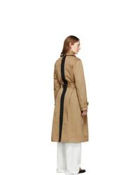 Givenchy Beige 4g Buttons Trench Coat