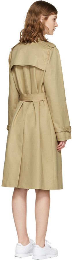 Trench Coat A.P.C. Woman color Beige