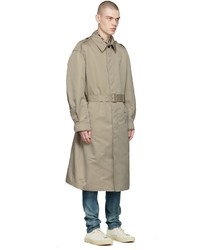 Tom Ford Beige Polyester Trench Coat
