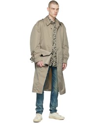 Tom Ford Beige Polyester Trench Coat