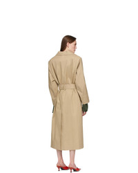 Kwaidan Editions Beige Structural Trench Coat