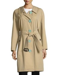 Burberry Brinkhill Oversized Button Trench Coat