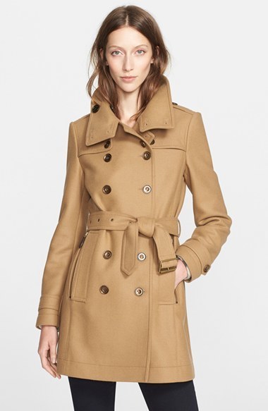 burberry double breasted trench coat