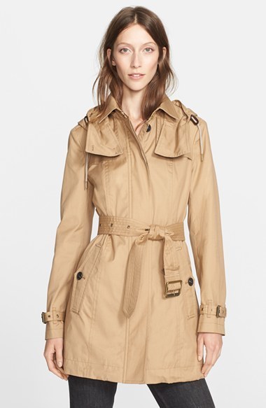 burberry brit trench coat womens