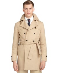 Brooks Brothers Twill Belted Trench Coat