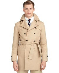 Brooks Brothers Twill Belted Trench Coat
